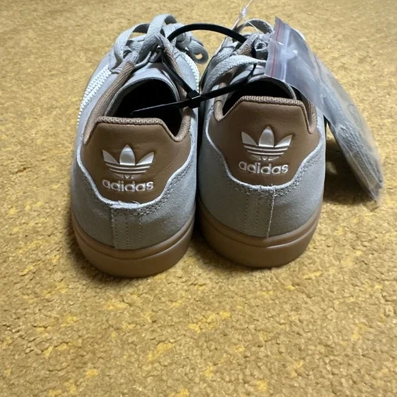 Adidas Campus Vulc II Skate Shoes – Light Grey / Gum Sole – Size 9.5 (Men’s) - Picture 3 of 8